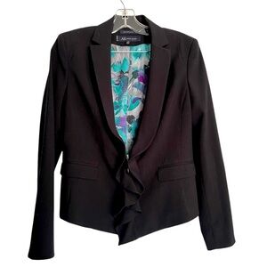 Anne Klein stretch blazer with zipper